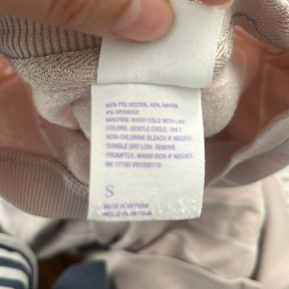 Women’s Stars Above Pink Small Sweatshirt - Picture 3 of 4
